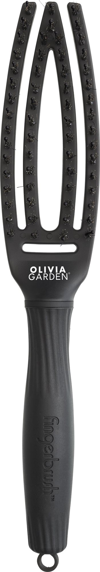 OLIVIA GARDEN Fingerbrush Combo Full Black Small