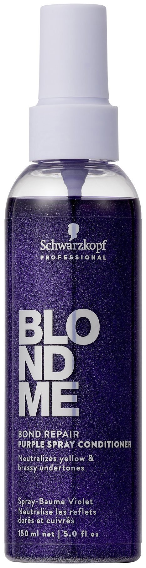 SCHWARZKOPF Professional BM BlondMe Bond Repair Fialový kondicionér ve spreji 150 ml
