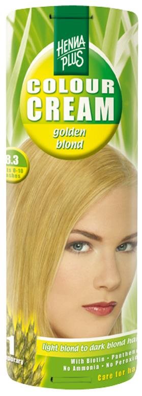 HENNAPLUS Přírodní barva na vlasy krémová ZLATÁ BLOND 8.3, 60 ml