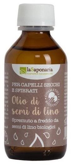 LASAPONARIA Lněný vlasový olej za studena lisovaný BIO 100 ml