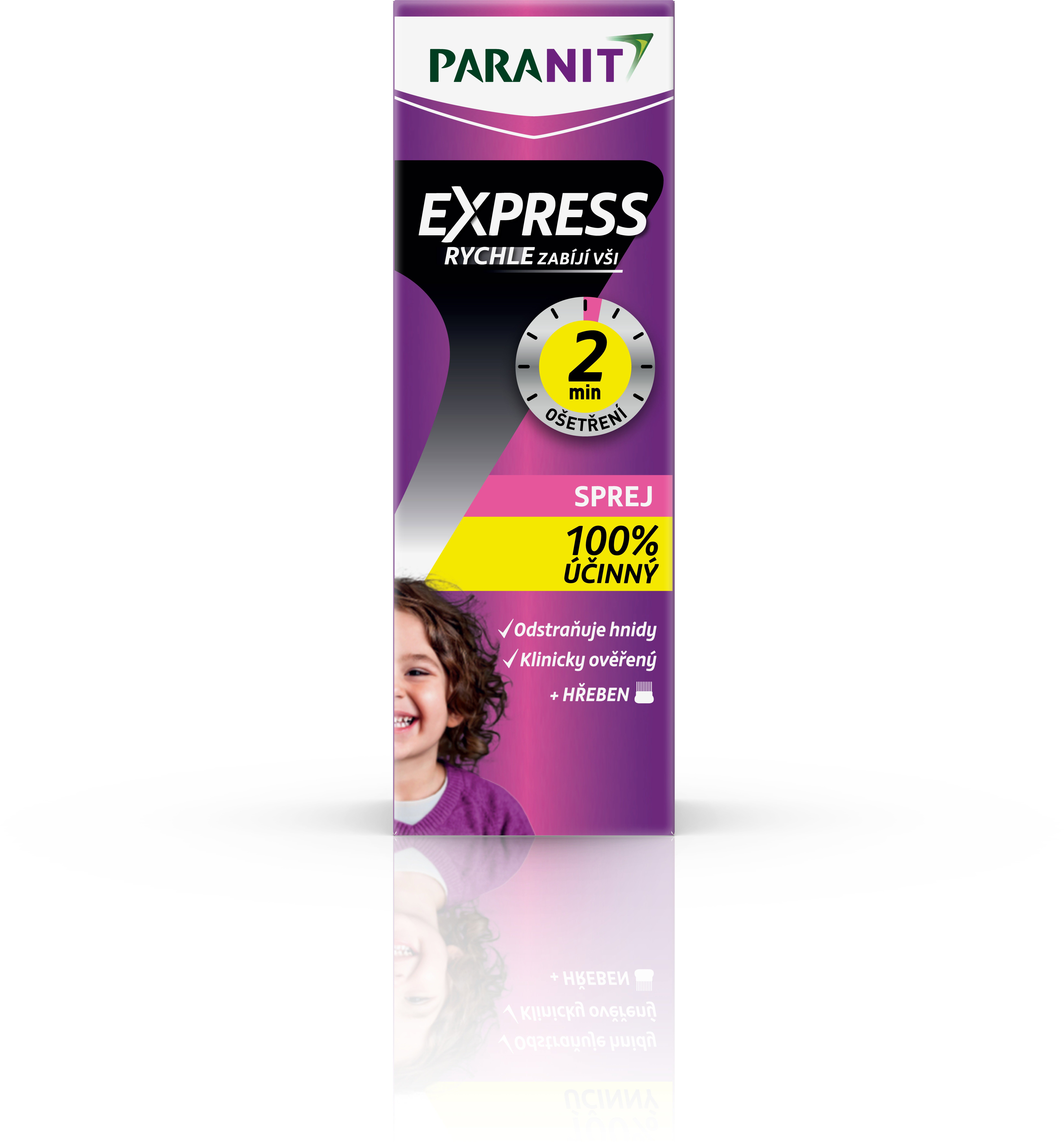 PARANIT Express sprej 95 ml + hřeben