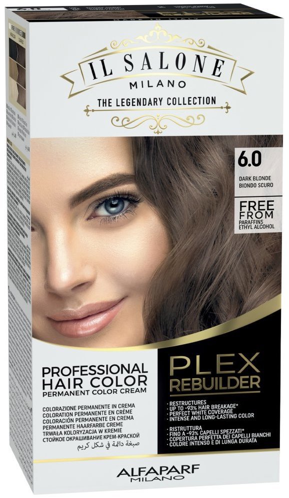 ALFAPARF MILANO Plex Rebuilder Hair Color Kit 6.0 Tmavě blond