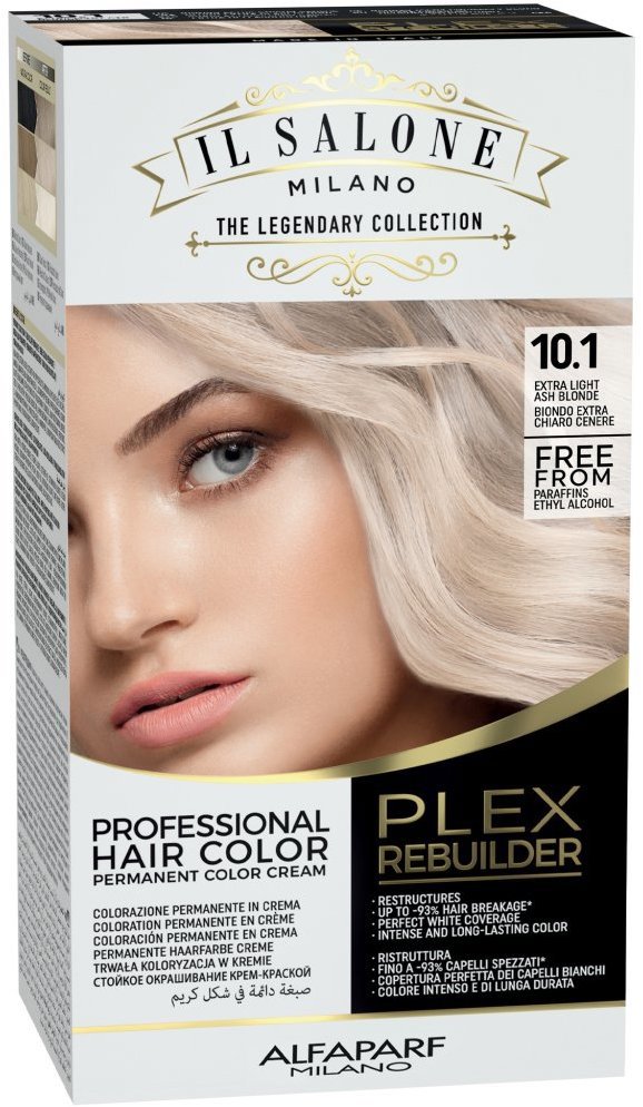 ALFAPARF MILANO Plex Rebuilder Hair Color Kit 10.1 Extra světlá popelavá blond