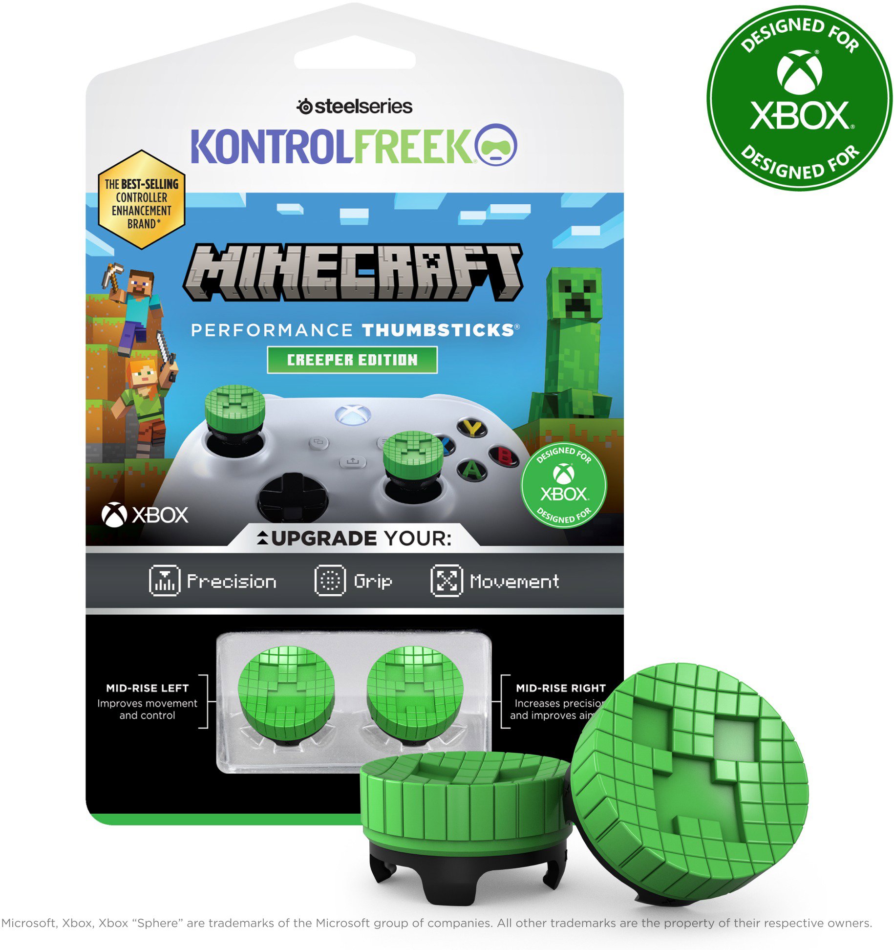 KontrolFreek Minecraft Creeper Kit - XBX/XB1