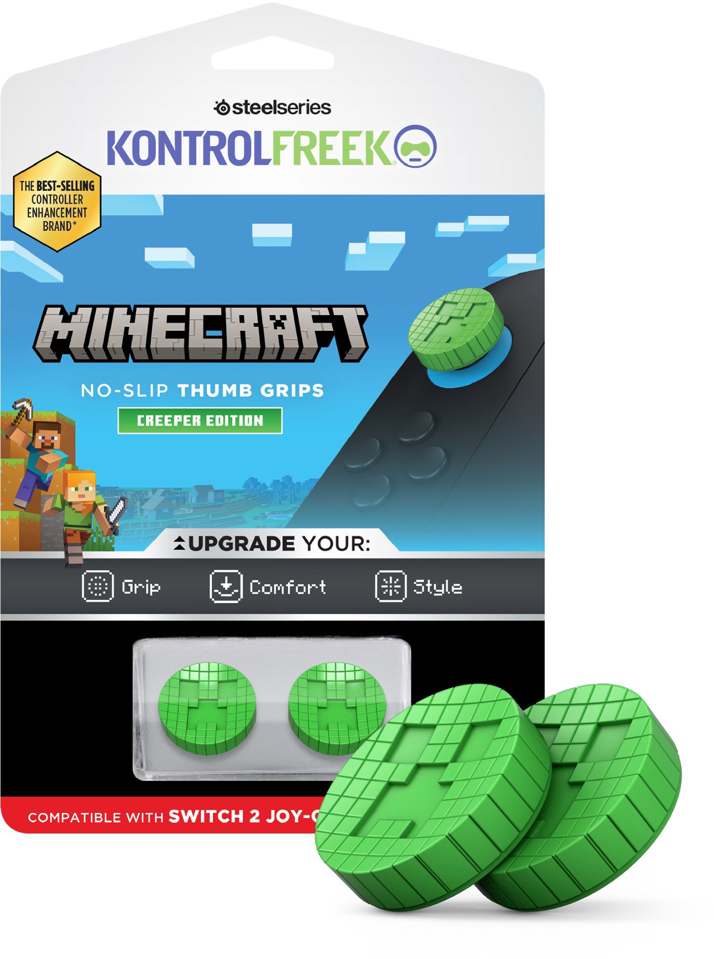 KontrolFreek Minecraft Creeper Kit - Nintendo
