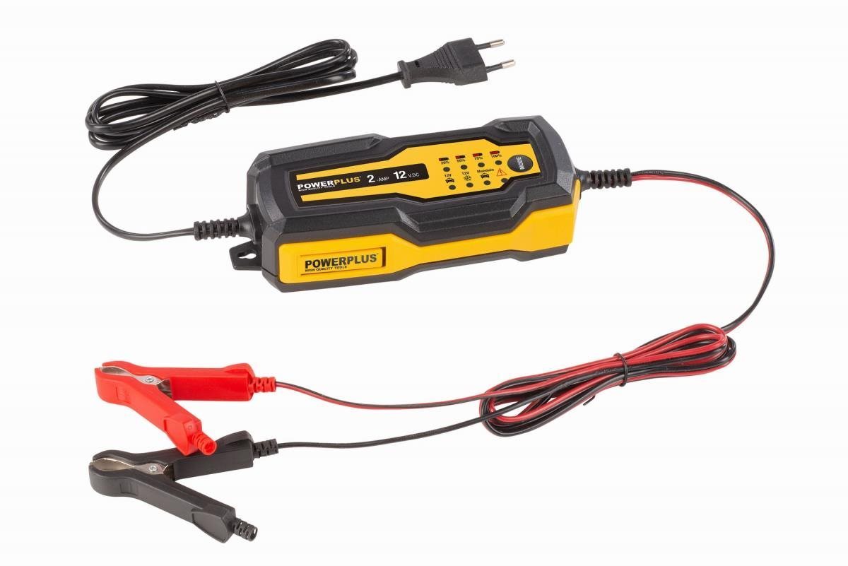 Powerplus POWX4201 - Automatická nabíječka baterií 35W / 2A / 60Ah