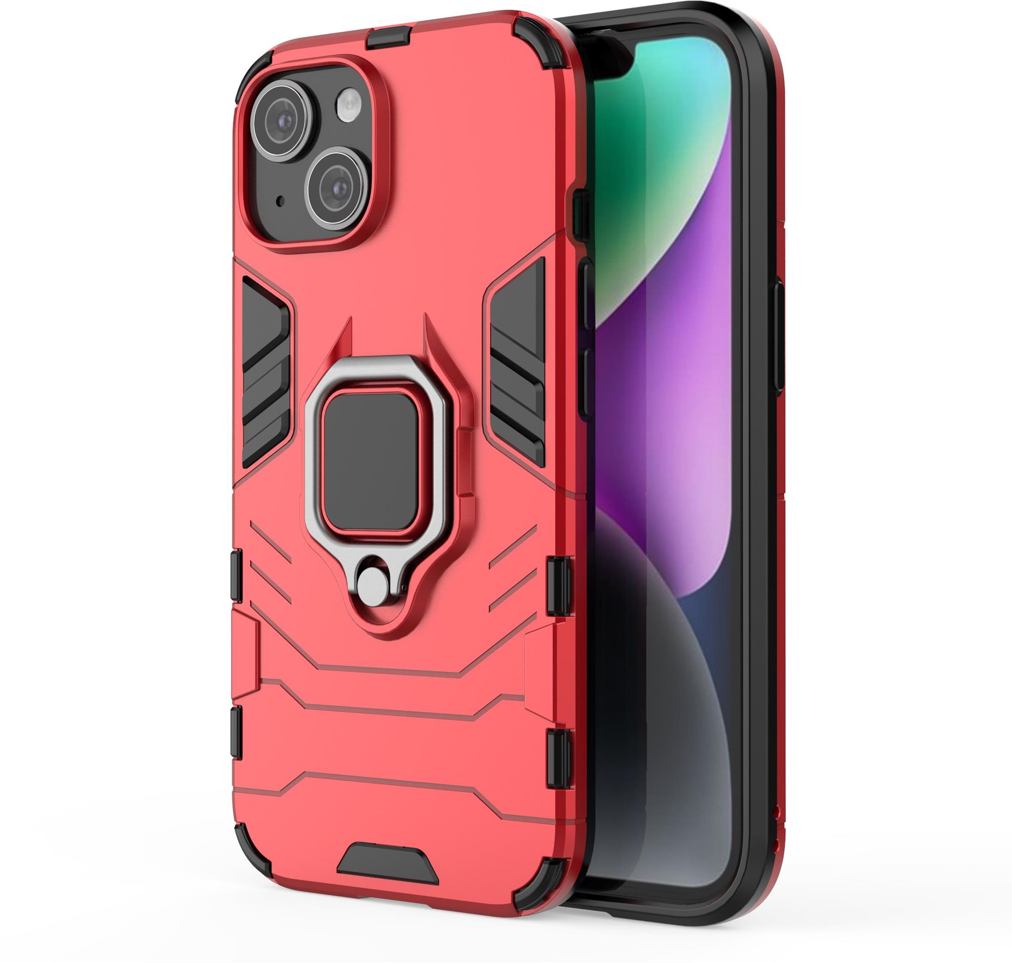 Lenuo Armor obal pro iPhone 15 červená