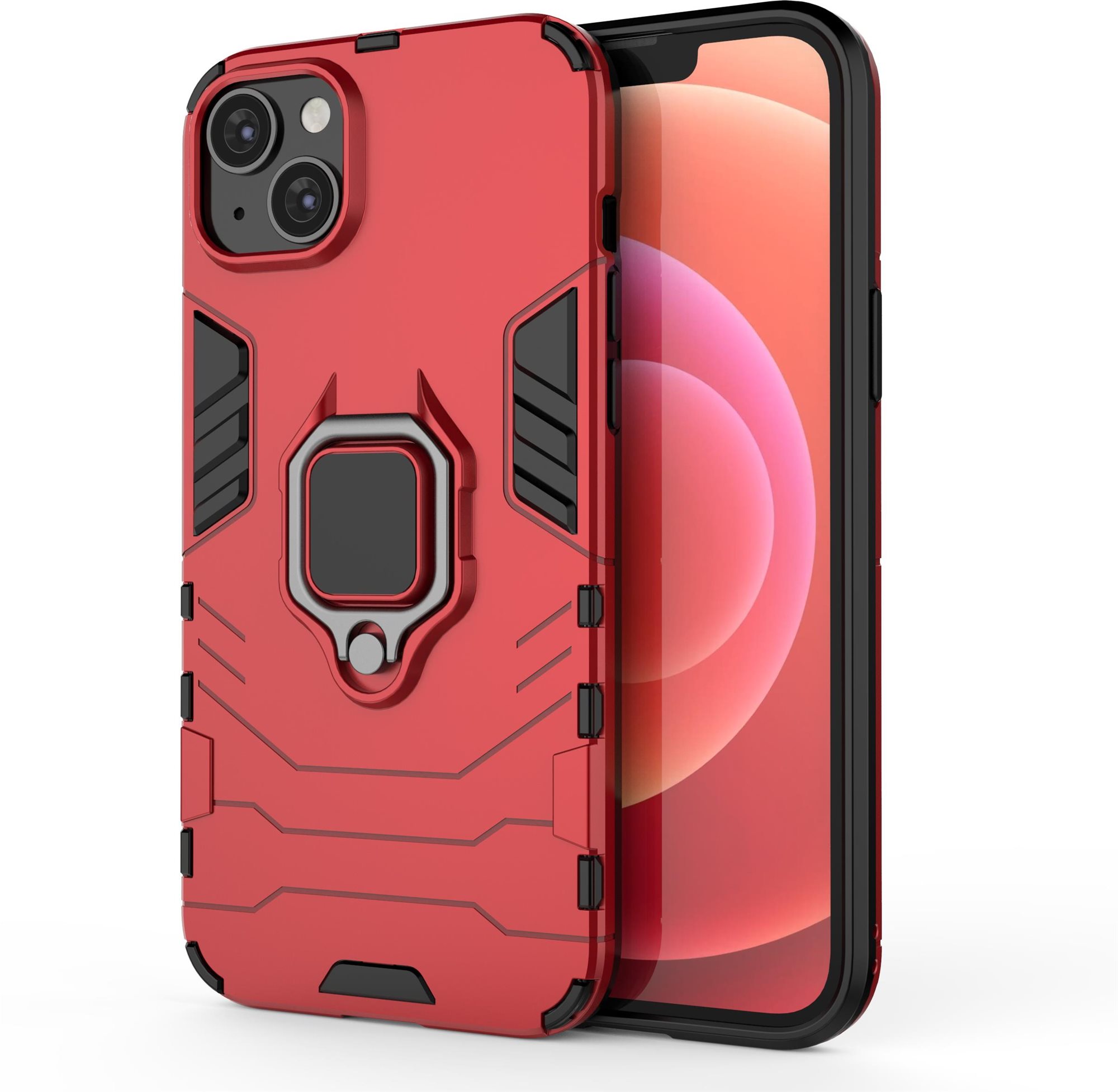 Lenuo Armor obal pro iPhone 15 Plus červená