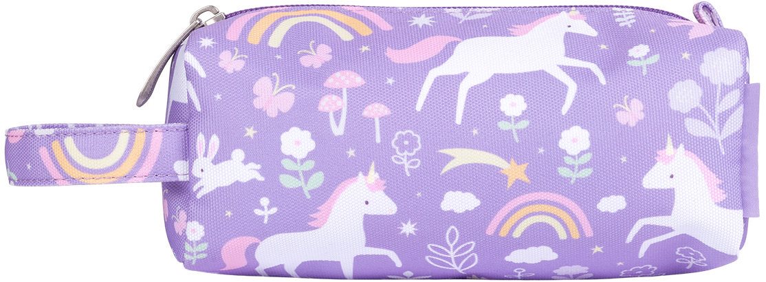 A Little Lovely Company Pouzdro na pastelky - jednorožci a duha