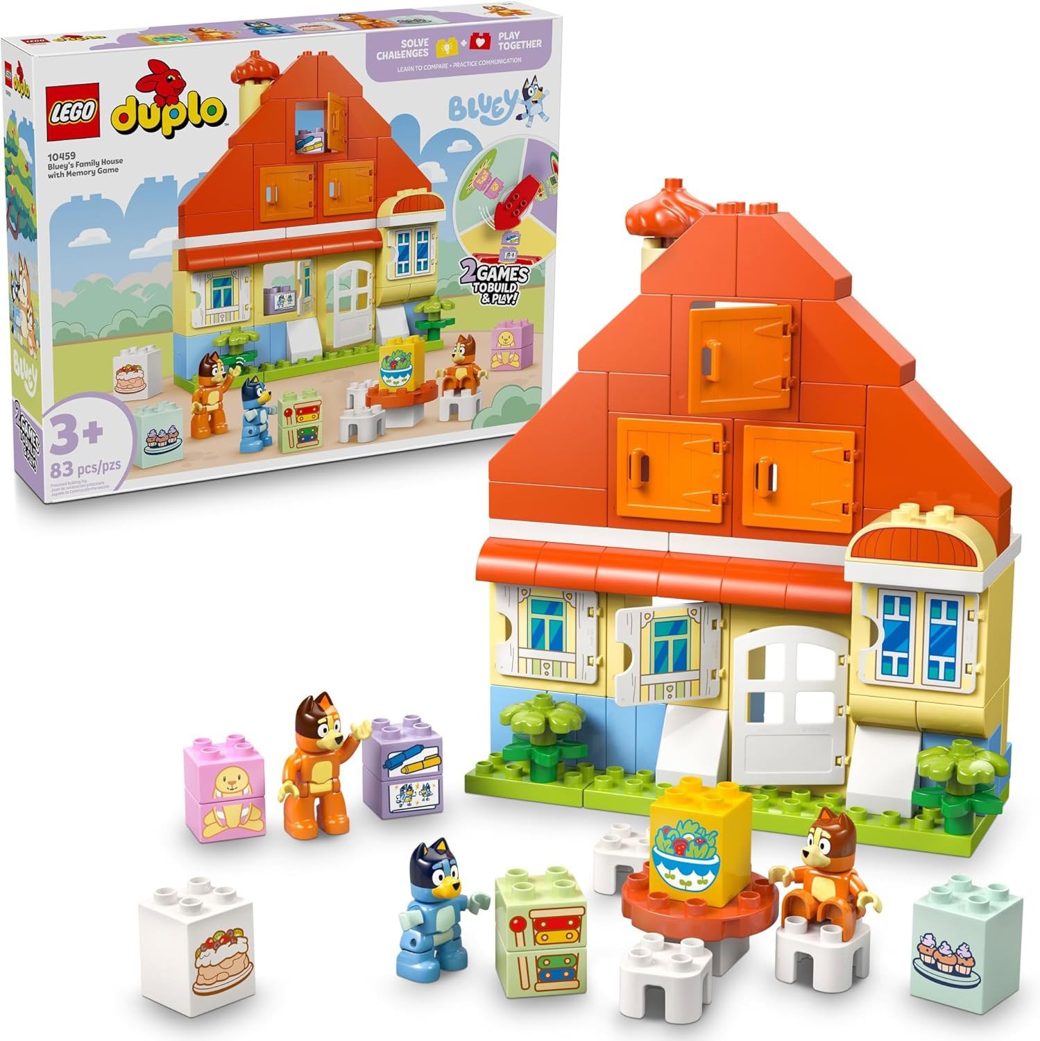 LEGO® DUPLO® 10459 Dům Bluey a paměťová hra