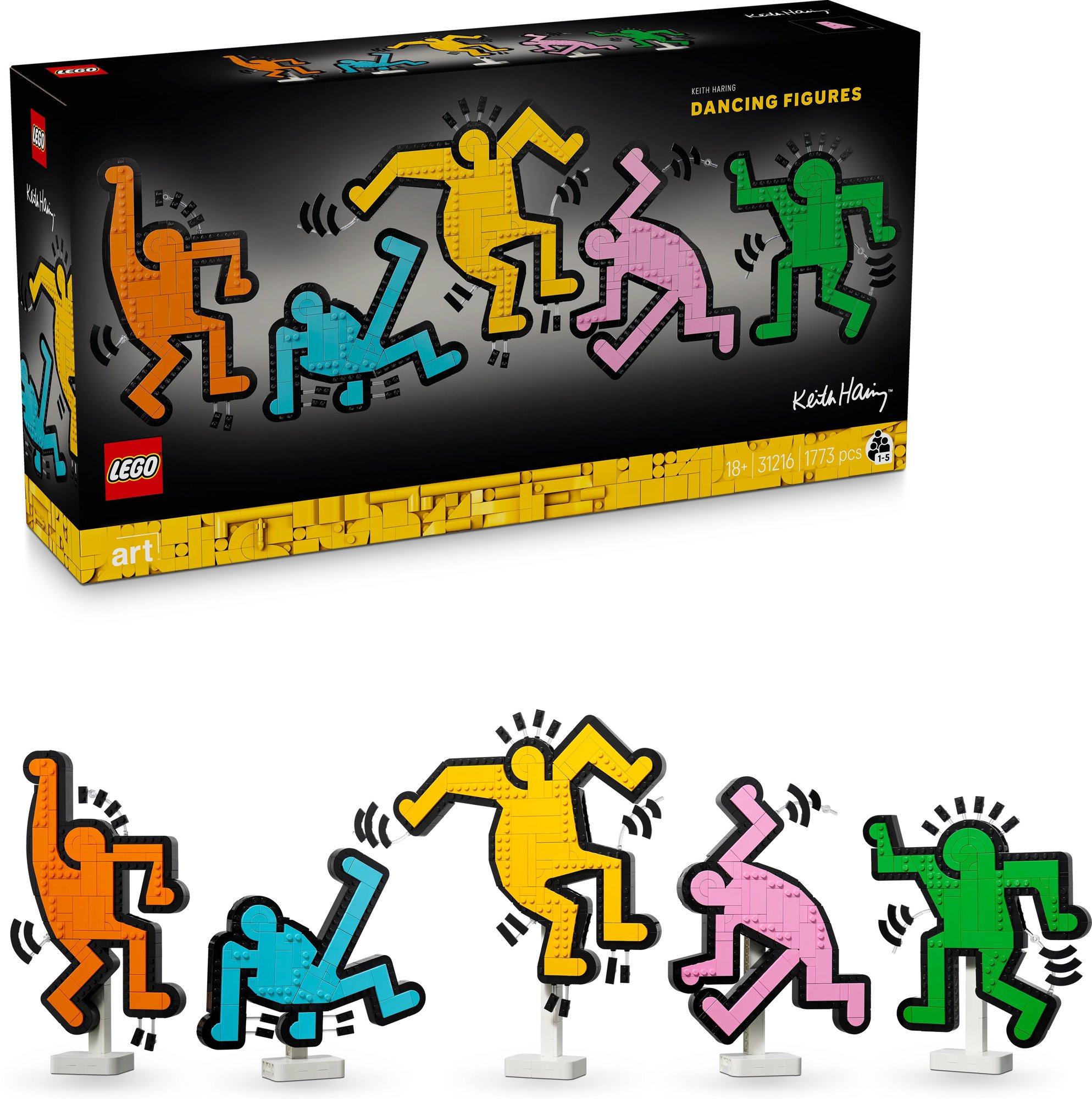 LEGO® Art 31216 Keith Haring – Tančící postavy