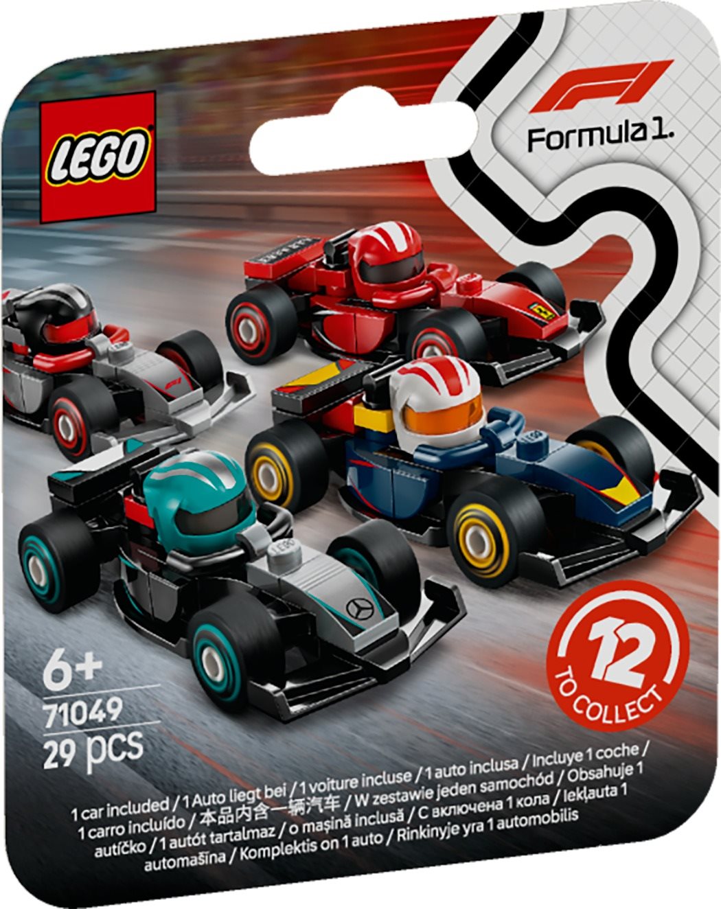 LEGO® Minifigurky 71049 Sběratelské závodní auto F1®