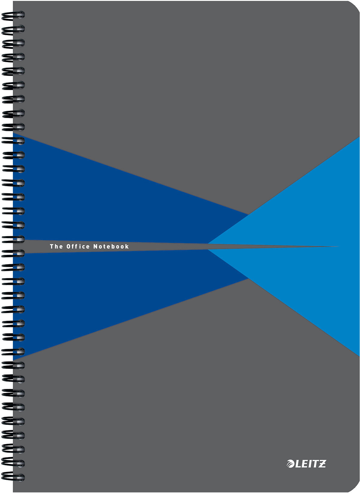LEITZ Office A4, plastové desky, linkovaný, modrý
