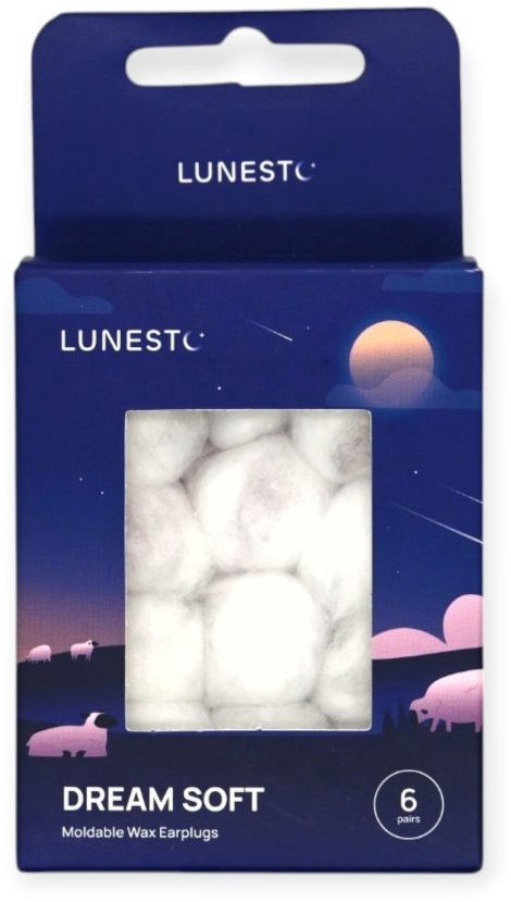 Lunesto Dream Soft Wax Voskové špunty do uší