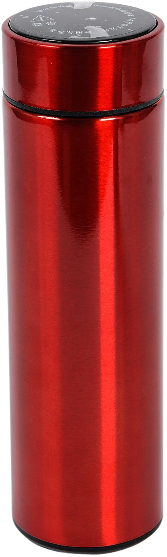 Aga Termoska s teploměrem 500 ml, červená