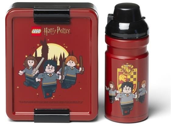 LEGO Harry Potter svačinový set (láhev a box) Nebelvír
