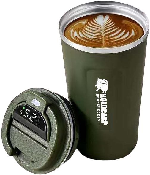 Holdcarp Termohrnek Thermo Inox LED Mug s digitálním teploměrem 510 ml
