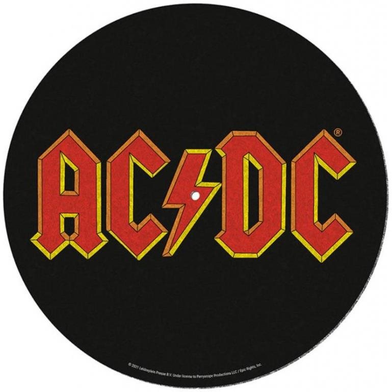 AC/DC: Logo - podložka na talíř gramofonu