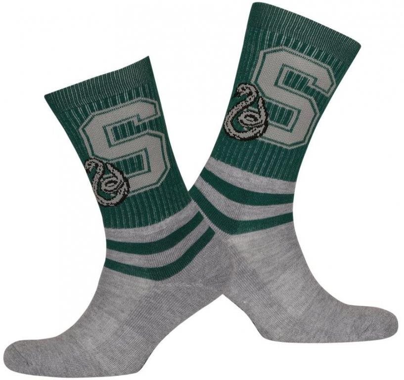 Harry Potter Slytherin Striped - pánské ponožky (41 - 46)