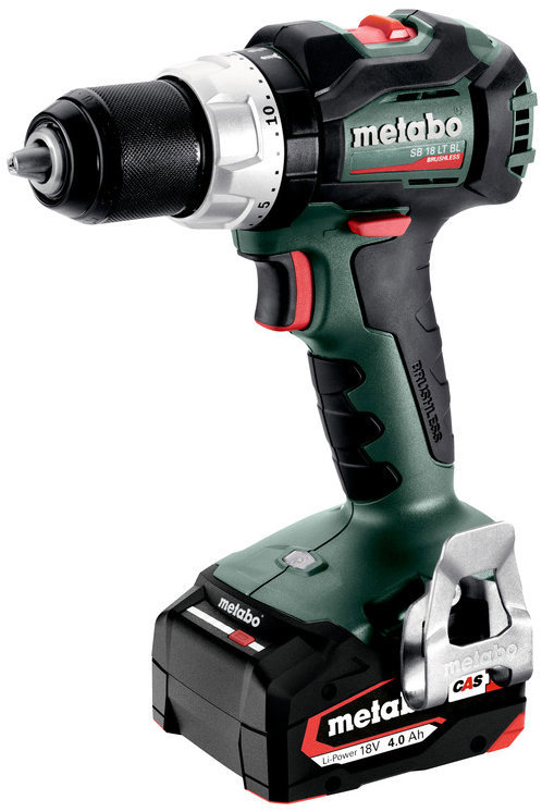 METABO Aku příklepová vrtačka SB 18 LT BL 2 × 4,0Ah