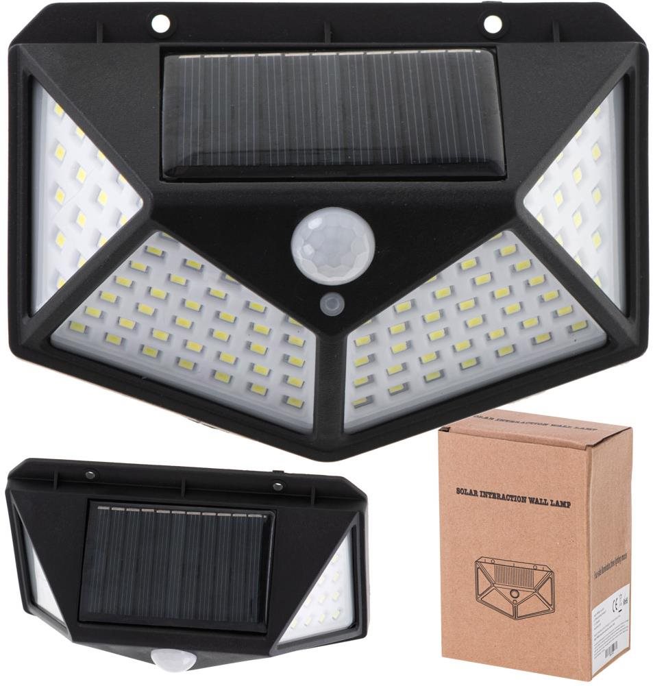 MG Wall Lamp solární lampa 100 LED, černá