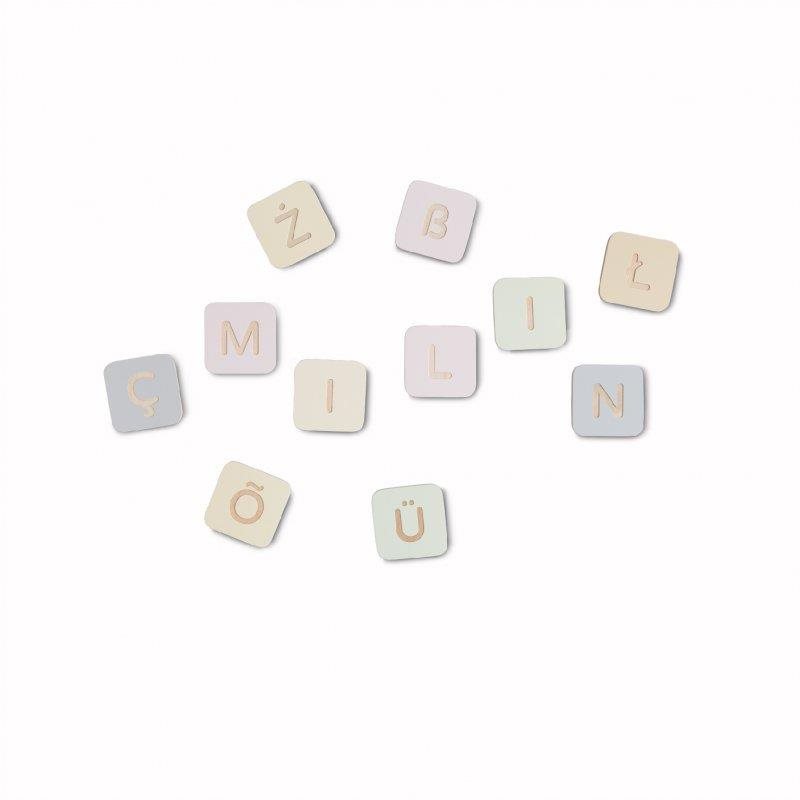 Milin Dřevěné kostky Alphabet
