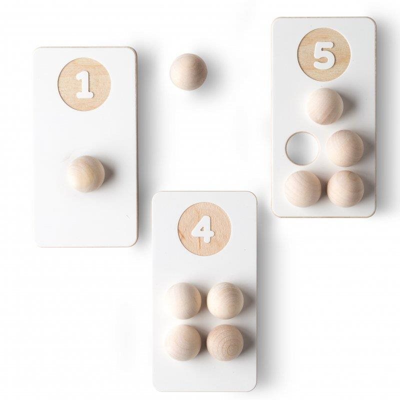 Milin Dřevěné kostky Counting