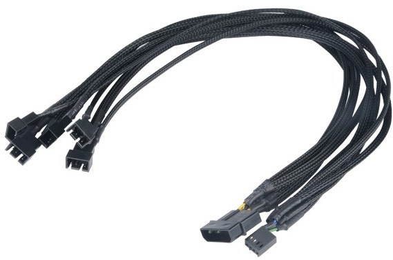 AKASA FLEXA molex na 5x ventilátor PWM