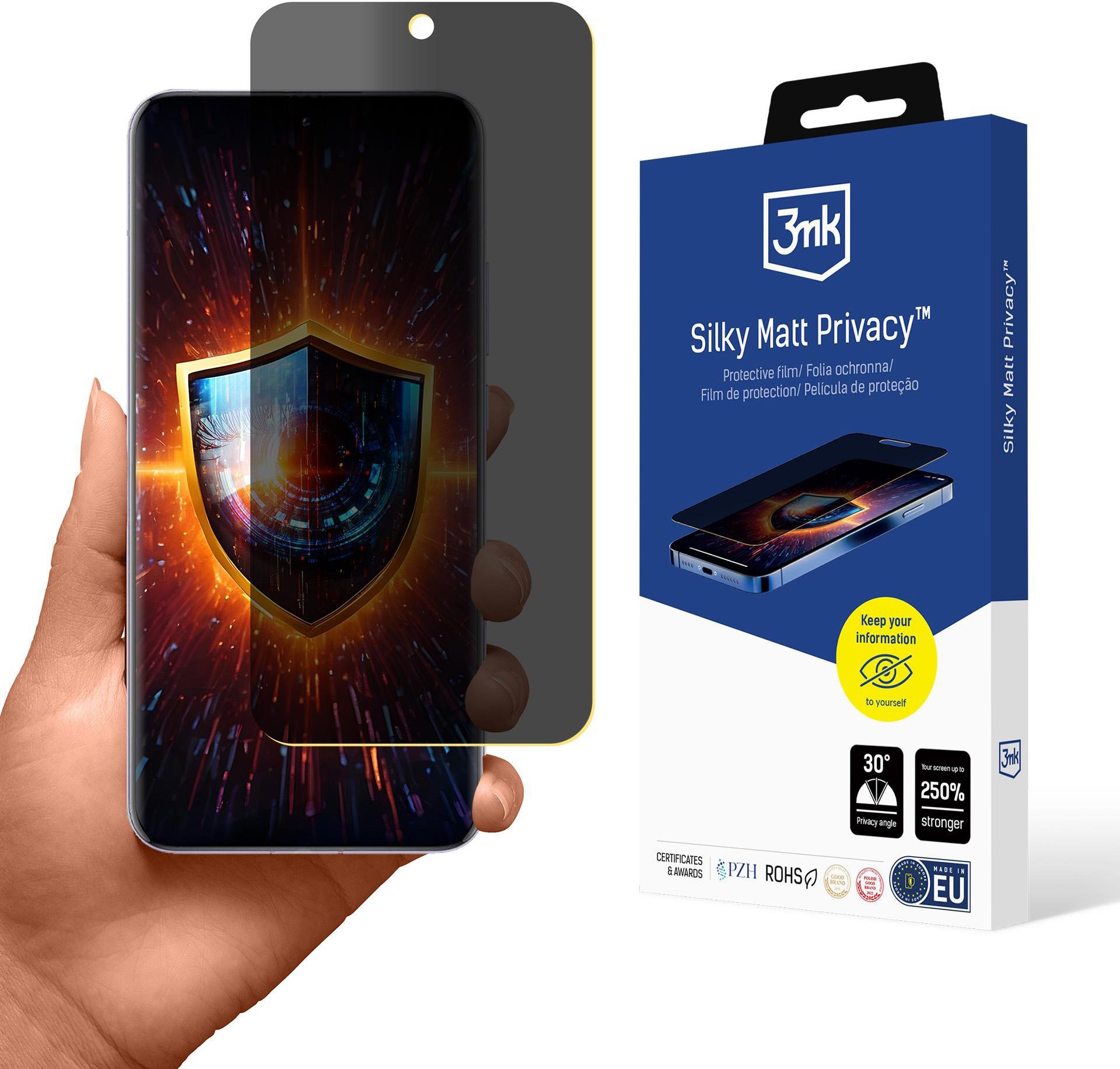 3mk Silky Matt Privacy pro Oppo Reno 13 Pro