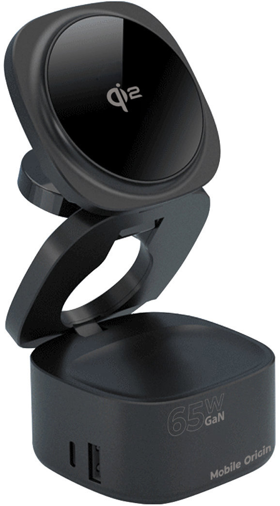 Mobile Origin 65W GaN 5in1 Foldable Qi2 Charger PW1