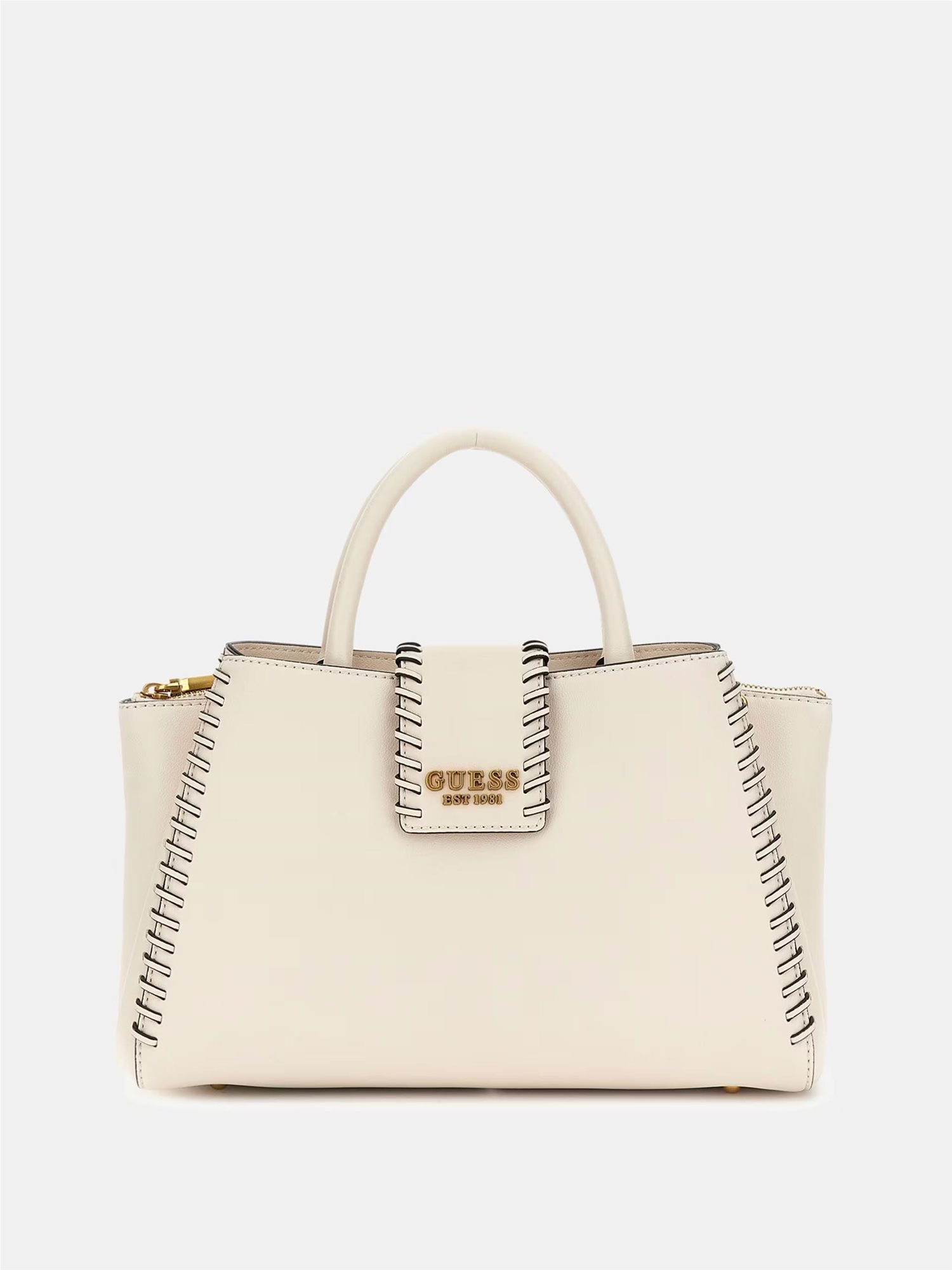 GUESS Kabelka Libera Girlfriend satchel stone
