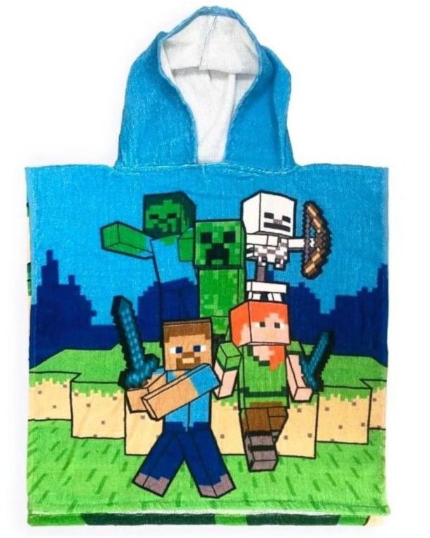 Minecraft: Characters - Dětská osuška/pončo