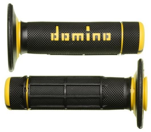 Domino gripy A020 offroad délka 118 mm, černo-žluté