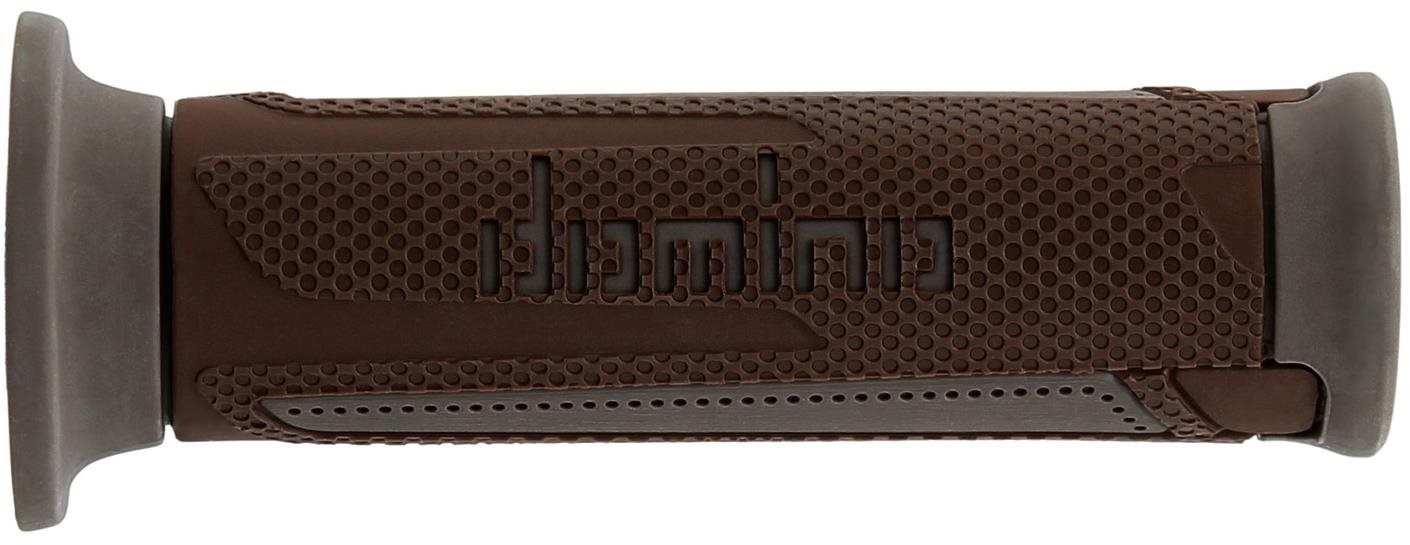 Domino gripy A350 scooter/road délka 120 mm, hnědo-šedé