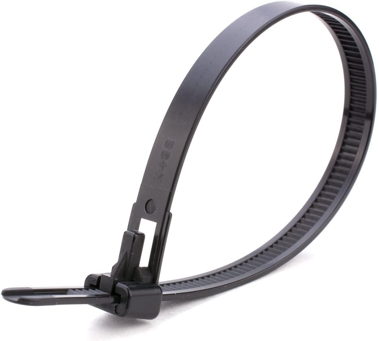 ACI stahovací páska pro opakované použití 200x7,5 mm černá (sada 100 ks)