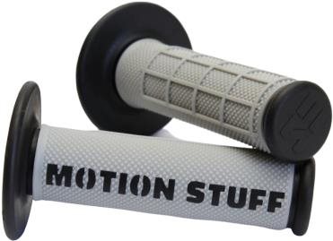 MOTION STUFF motokrosové rukojeti supersoft šedé/černé