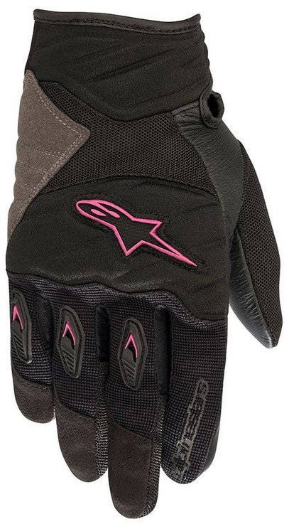 ALPINESTARS rukavice STELLA SHORE, dámské, černé/fialové, vel. XS
