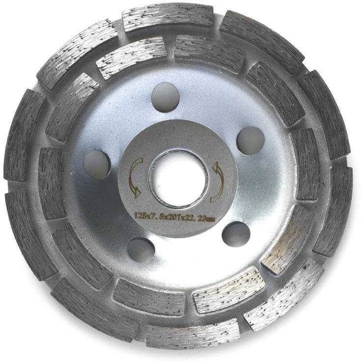 Molatrade Kotouč diamantový brusný Turbo Abrasive Double Profi 125 × 22,2 mm