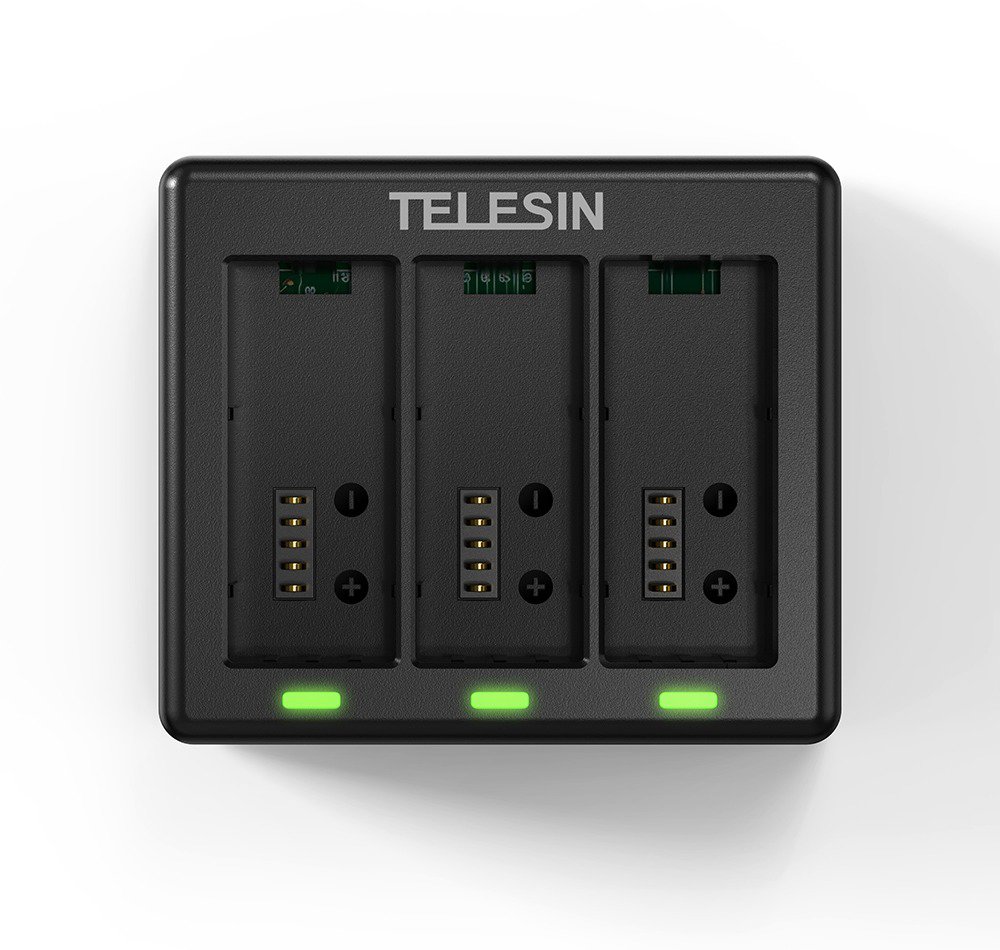 Telesin 3-slot charger for GoPro Hero 13 battery