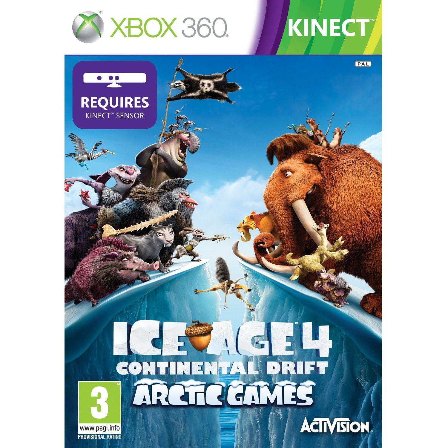 Xbox 360 - Ice Age: Continental Drift (Kinect Ready)