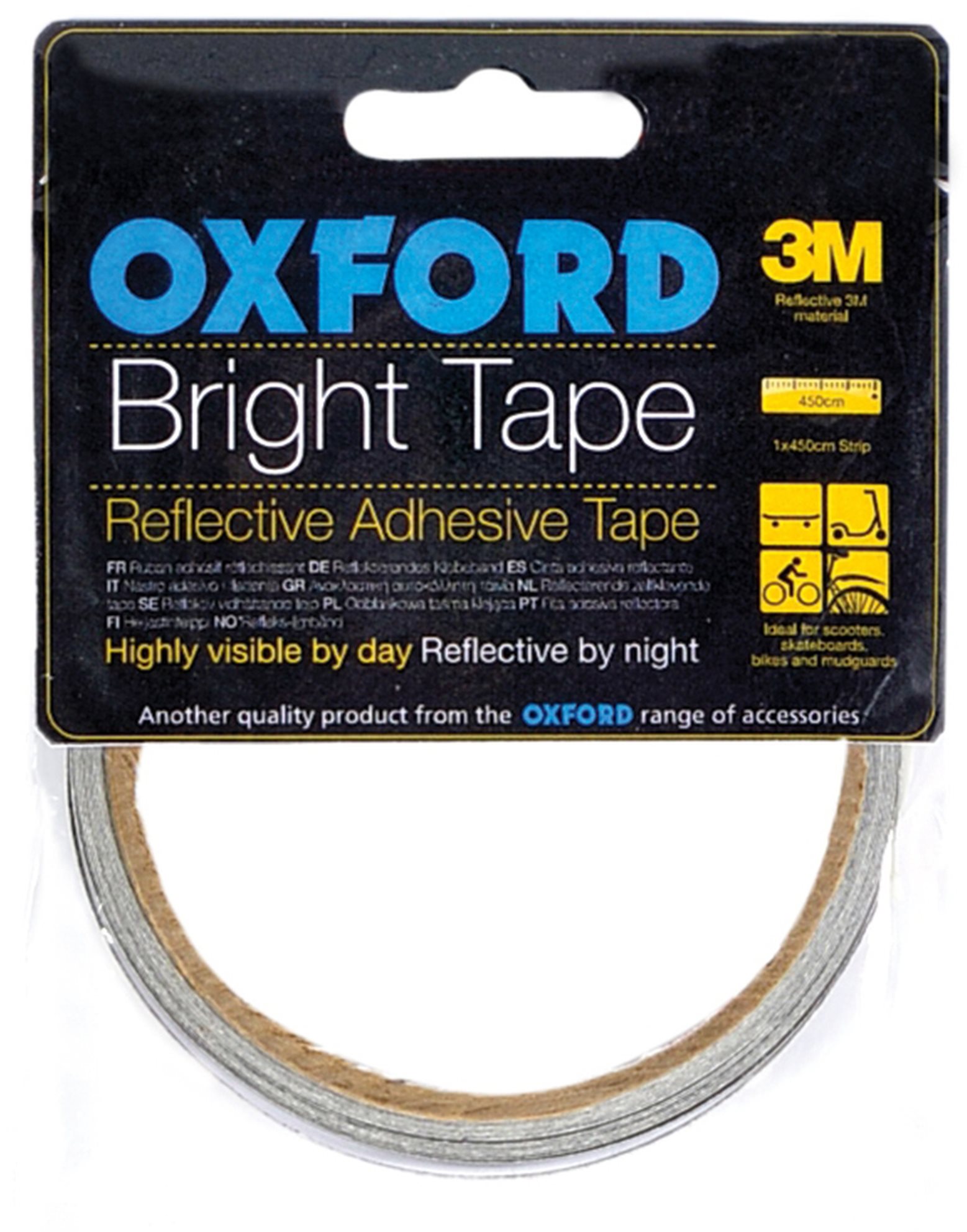 OXFORD reflexní samolepící páska Bright Tape, (délka 4,5m)
