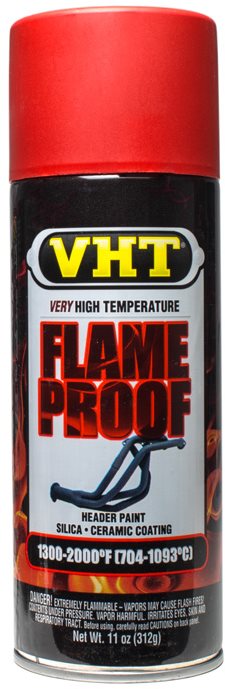 VHT Flameproof žáruvzdorná barva červená