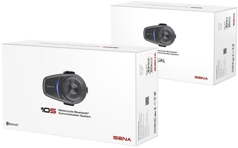 SENA Bluetooth handsfree headset 10S (dosah 1,6 km) (sada 2 jednotek)