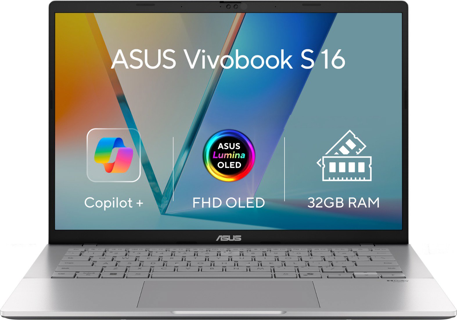 ASUS Vivobook S 16 M3607KA-OLED009W Cool Silver kovový