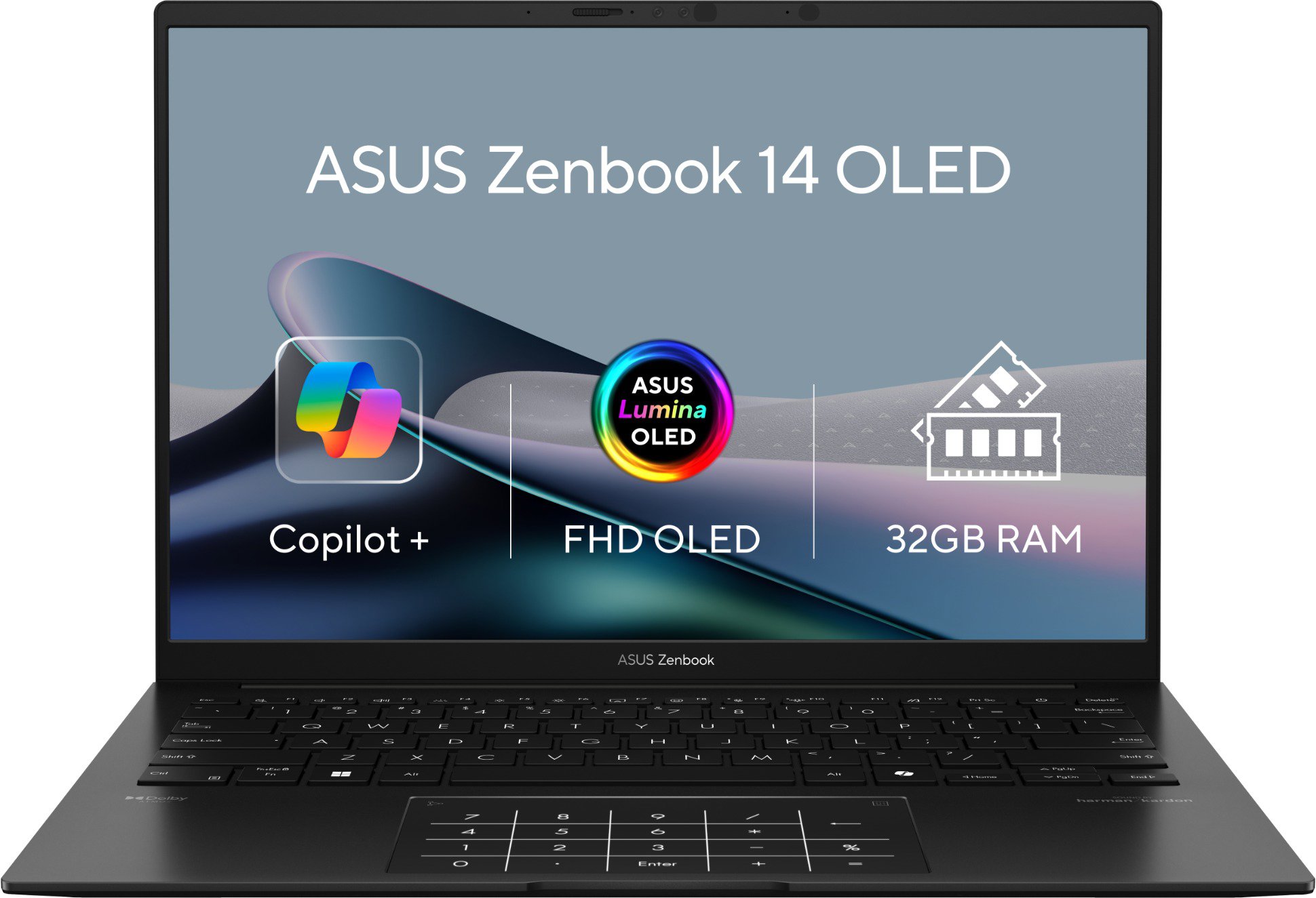 ASUS Zenbook 14 UM3406KA-OLED282W Jade Black celokovový