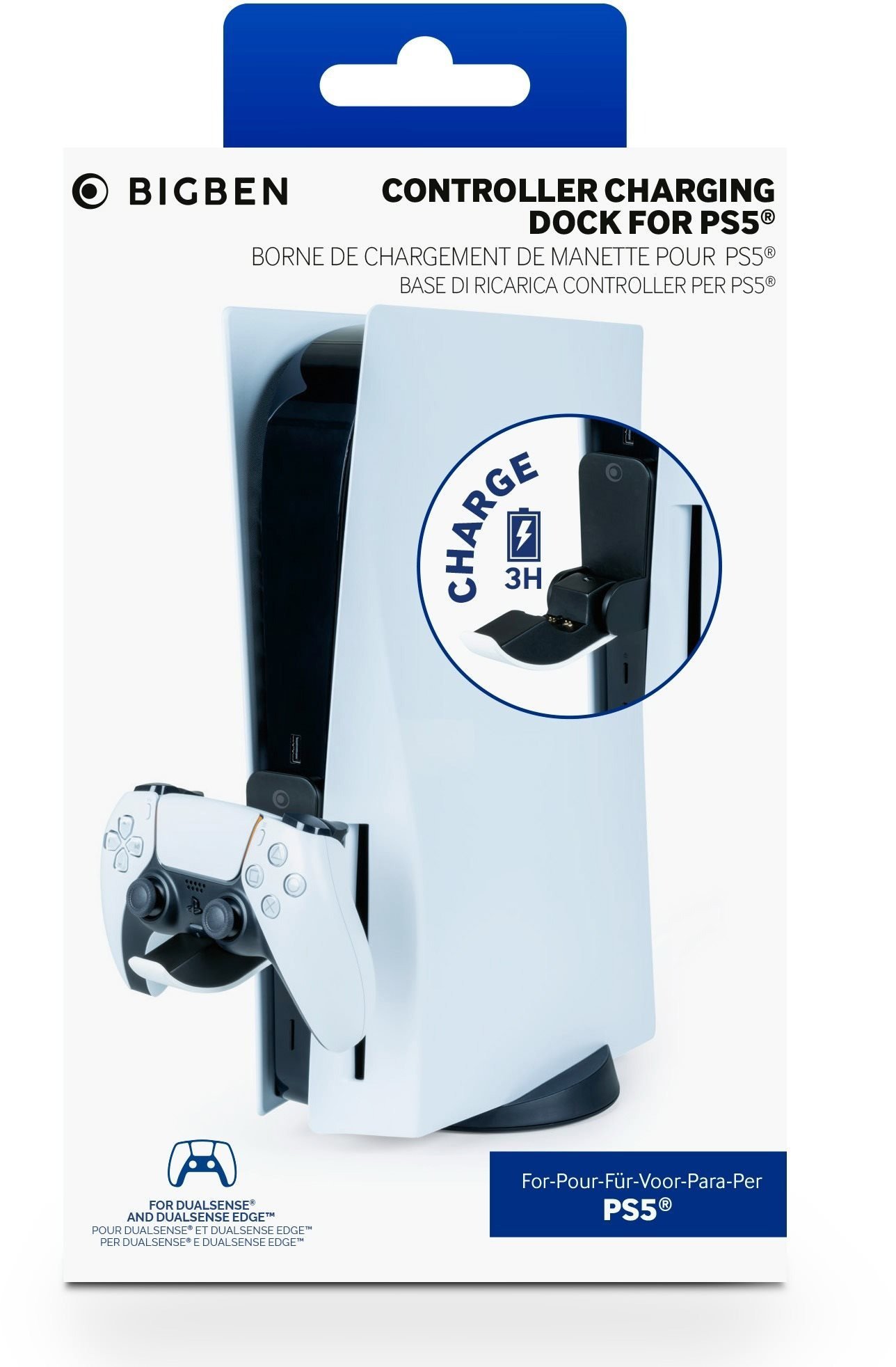 BigBen Nabíjecí Dok - PlayStation 5 DualSense Wireless Controller/ PlayStation 5 DualSense Edge Wire