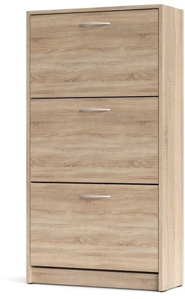 Nejlevnější nábytek Tordron 2 Botník se třemi výklopy, dub sonoma