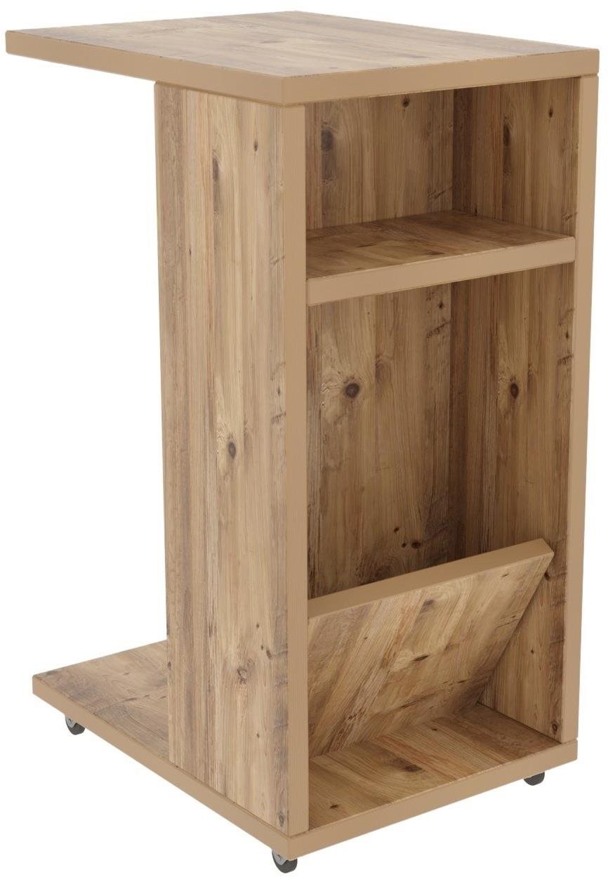 Nejlevnější nábytek Přídavný stolek Asher, borovice
