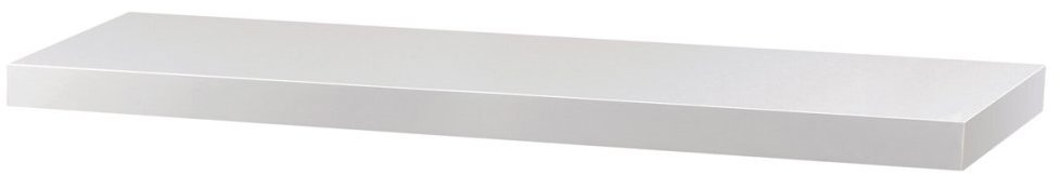 Nejlevnější nábytek Nástěnná polička Tatum 80 cm, bílý vysoký lesk