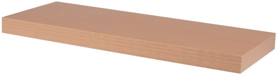 Nejlevnější nábytek Nástěnná polička Kaleb 60 cm, buk